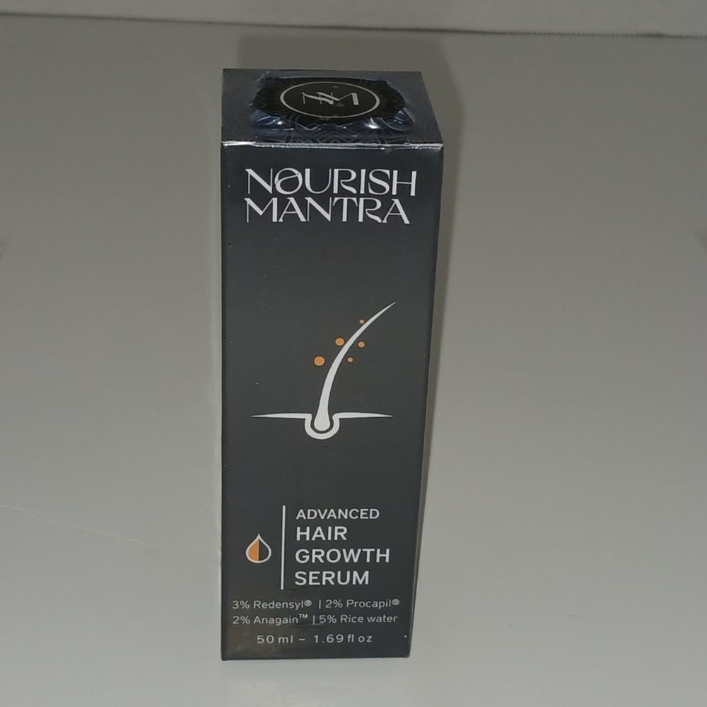 Nourish Mantra Advanced Hair Growth Serum, NIB Sealed